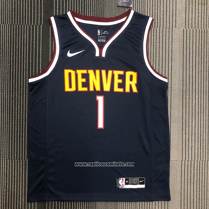 Camiseta Denver Nuggets Michael Porter Jr. #1 Icon Azul